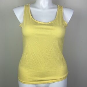 Talbots Petites Yellow Tank